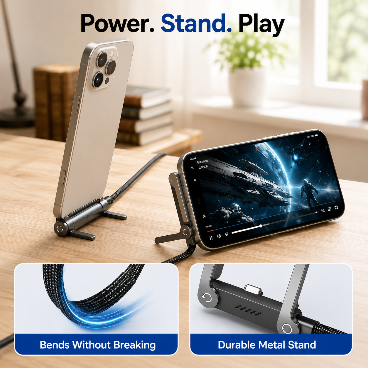 FlexStand 240W Fast Charging Cable