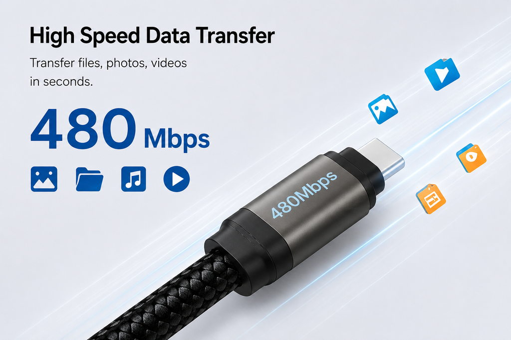 FlexStand 240W Fast Charging Cable