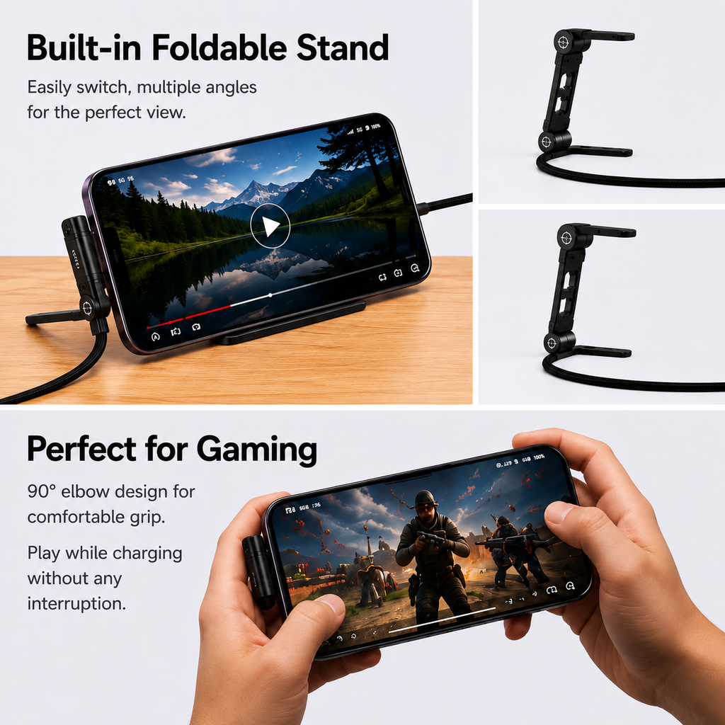 FlexStand 240W Fast Charging Cable